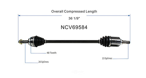 C V AXLE RH FWD S LE CE BASE XR REPLACEMENT FOR TOYOTA COROLLA SEDAN 2008 PARTSLINK NUMBER NCV69584 C V AXLE RH FWD S LE CE BASE XR REPLACEMENT FOR TOYOTA COROLLA SEDAN 2008 PARTSLINK NUMBER NCV69584