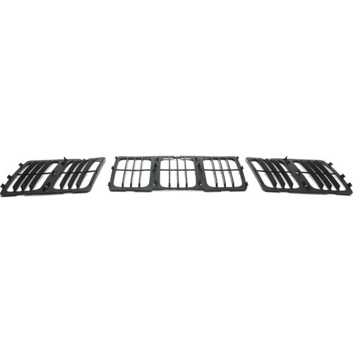 GRILLE MATTE-BLACK LOUVERED STYLE LAREDO/LTD REPLACEMENT FOR JEEP GRAND CHEROKEE 2015 PARTSLINK NUMBER CH1200369 GRILLE MATTE-BLACK LOUVERED STYLE LAREDO/LTD REPLACEMENT FOR JEEP GRAND CHEROKEE 2015 PARTSLINK NUMBER CH1200369