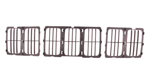 GRILLE MATTE-BLACK LOUVERED STYLE LAREDO/LTD REPLACEMENT FOR JEEP GRAND CHEROKEE 2015 PARTSLINK NUMBER CH1200369 GRILLE MATTE-BLACK LOUVERED STYLE LAREDO/LTD REPLACEMENT FOR JEEP GRAND CHEROKEE 2015 PARTSLINK NUMBER CH1200369