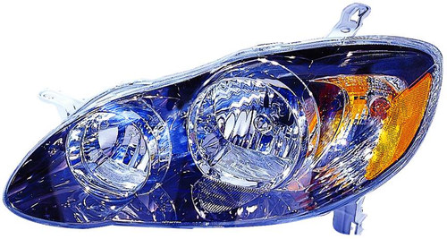 HEAD LAMP LH S/XRS CAPA REPLACEMENT FOR TOYOTA COROLLA SEDAN 2008 PARTSLINK NUMBER  TO2502154C