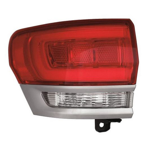 TAIL LAMP LH PLATINUM INSERT LAREDO/LIMITED/OVERLAND/SUMMIT CAPA  REPLACEMENT FOR JEEP GRAND CHEROKEE 2015 PARTSLINK NUMBER  CH2804111C