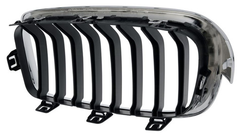 GRILLE RH CHROME/BLACK SPORT  REPLACEMENT FOR BMW 3 SERIES SEDAN (EXCLUDE 33OE AND 3401 )2013 PARTSLINK NUMBER  BM1200235