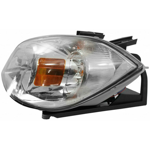 HEAD LAMP LH SMOKEY HOUSING W/BRKT/ CLEAR LENS CAPA REPLACEMENT FOR PONTIAC G5 PURSUIT (CANADA) 2005 PARTSLINK NUMBER  GM2502282C