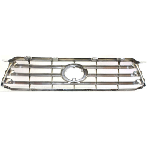 GRILLE CHROME/BLACK REPLACEMENT FOR TOYOTA HIGHLANDER 2008 PARTSLINK NUMBER  TO1200308