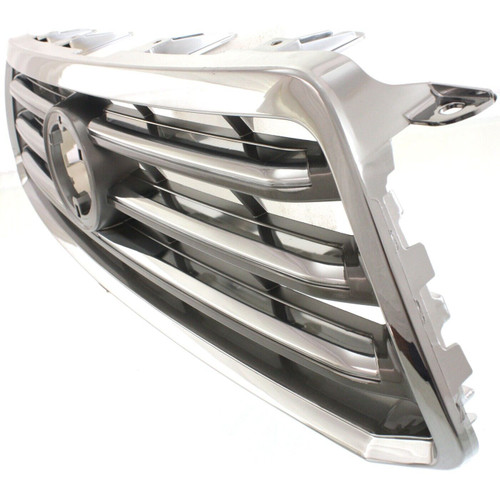 GRILLE CHROME/BLACK REPLACEMENT FOR TOYOTA HIGHLANDER 2008 PARTSLINK NUMBER  TO1200308
