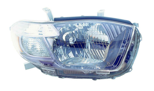 HEAD LAMP RH SPORT MDL W/SMOKED LENS CAPA REPLACEMENT FOR TOYOTA HIGHLANDER 2008 PARTSLINK NUMBER  TO2503177C