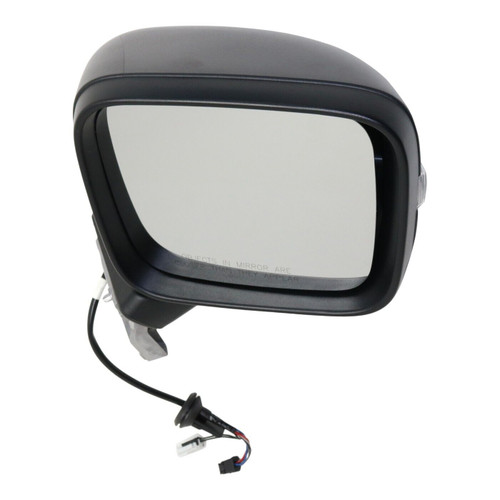 DOOR MIRROR RH POWER TEXTURED CAP HTD CONVEX GLASS W/SIGNAL/SENSOR  REPLACEMENT FOR JEEP RENEGADE 2015 PARTSLINK NUMBER  CH1321445