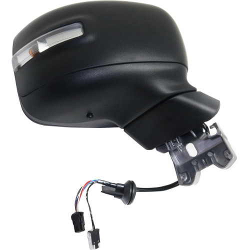 DOOR MIRROR RH POWER TEXTURED CAP HTD CONVEX GLASS W/SIGNAL/SENSOR  REPLACEMENT FOR JEEP RENEGADE 2015 PARTSLINK NUMBER  CH1321445