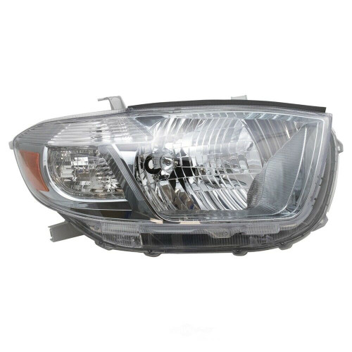 HEAD LAMP RH SPORT MDL W/SMOKED LENS HQ REPLACEMENT FOR TOYOTA HIGHLANDER 2008 PARTSLINK NUMBER  TO2503177