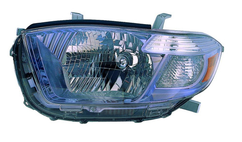 HEAD LAMP LH CAPA REPLACEMENT FOR TOYOTA HIGHLANDER HYBRID 2008 PARTSLINK NUMBER  TO2518117C