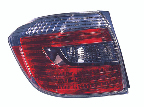 TAIL LAMP LH HQ REPLACEMENT FOR TOYOTA HIGHLANDER HYBRID 2008 PARTSLINK NUMBER  TO2818139