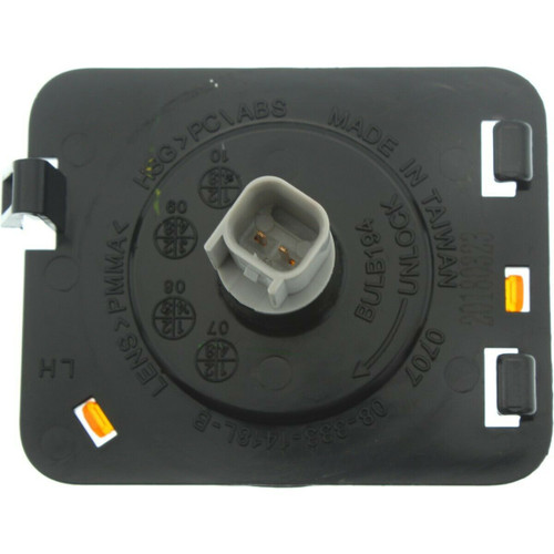 SIDE MARKER LAMP LH (IN THE FENDER) HQ  REPLACEMENT FOR JEEP WRANGLER 2015 PARTSLINK NUMBER  CH2550127