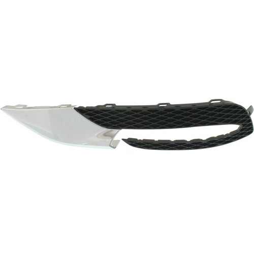 FOG LAMP BEZEL FR LH MATTE-BLACK W/CHROME MLDG    REPLACEMENT FOR BUICK ENCLAVE 2013 PARTSLINK NUMBER        GM1038152