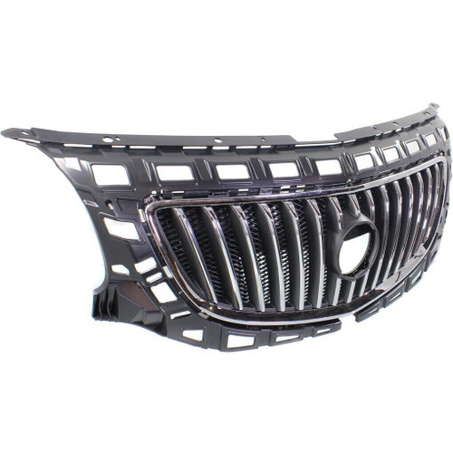 GRILLE CHROME/BLACK   REPLACEMENT FOR BUICK REGAL(2011-) 2013 PARTSLINK NUMBER   	GM1200653