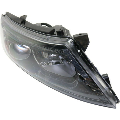 HEAD LAMP RH HALOGEN BLACK BEZEL W/LED USA BUILT  REPLACEMENT FOR KIA OPTIMA 2015 PARTSLINK NUMBER  KI2503176U