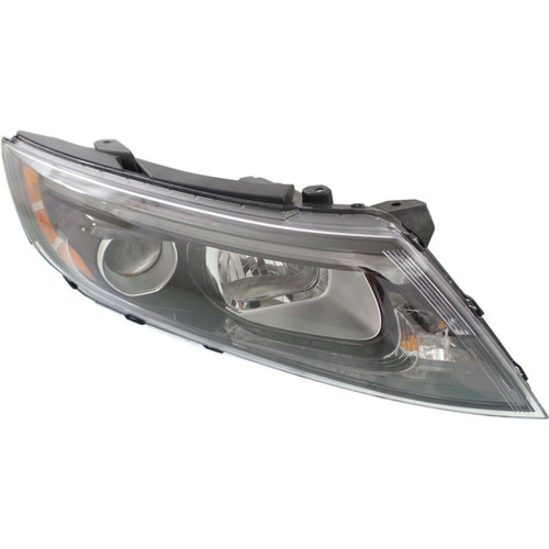 HEAD LAMP RH HALOGEN BLACK BEZEL W/O LED USA BUILT EX/LX  REPLACEMENT FOR KIA OPTIMA 2015 PARTSLINK NUMBER  KI2503175U