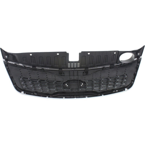 GRILLE PAINTED BLACK W/CHROME MOULDING  REPLACEMENT FOR KIA SORENTO 2015 PARTSLINK NUMBER  KI1200155U