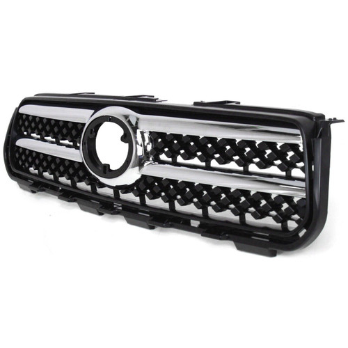 GRILLE CHROME/BLACK 2.4/3.5L LTD REPLACEMENT FOR TOYOTA RAV4 2008 PARTSLINK NUMBER  TO1200292