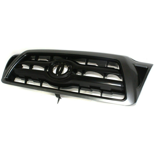 GRILLE BLACK W/GREY FRAME REPLACEMENT FOR TOYOTA TACOMA PICKUP 2WD 2008 PARTSLINK NUMBER  TO1200269