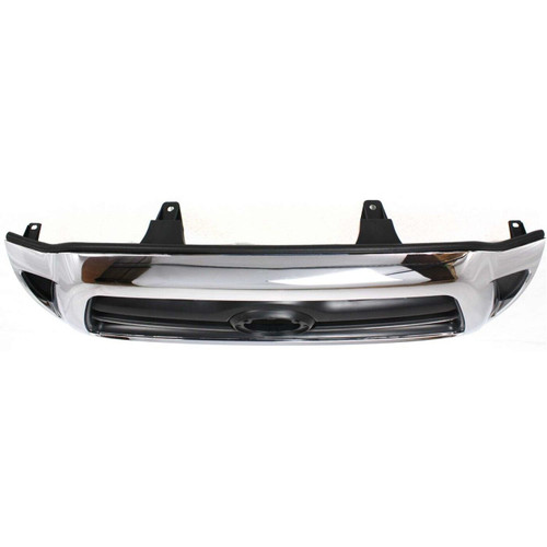 GRILLE CHROME/BLACK REPLACEMENT FOR TOYOTA TACOMA PICKUP 2WD 2008 PARTSLINK NUMBER  TO1200268