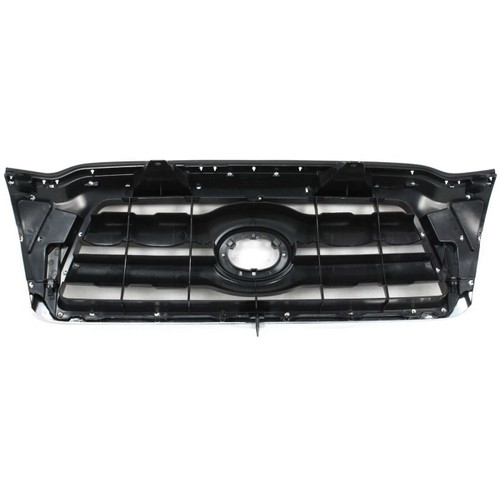 GRILLE CHROME/BLACK REPLACEMENT FOR TOYOTA TACOMA PICKUP 2WD 2008 PARTSLINK NUMBER  TO1200268