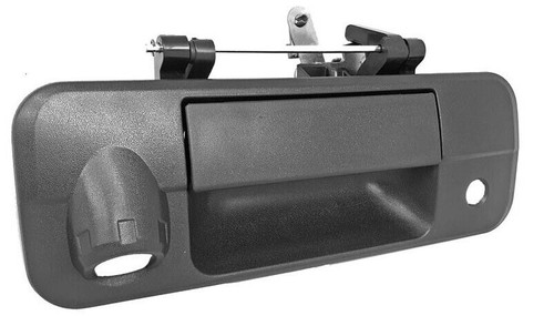 DOOR HANDLE TAIL GATE TEXTURED BLACK W/REAR CAMERA REPLACEMENT FOR TOYOTA TUNDRA PICKUP 2008 PARTSLINK NUMBER  TO1915119