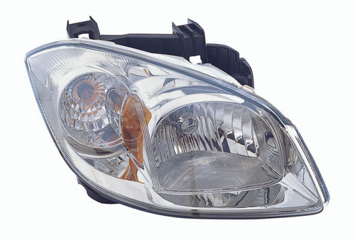 HEAD LAMP RH SMOKEY HOUSING W/BRKT/ CLEAR LENS HQ REPLACEMENT FOR PONTIAC PURSUIT (CANADA) 2005 PARTSLINK NUMBER GM2503282