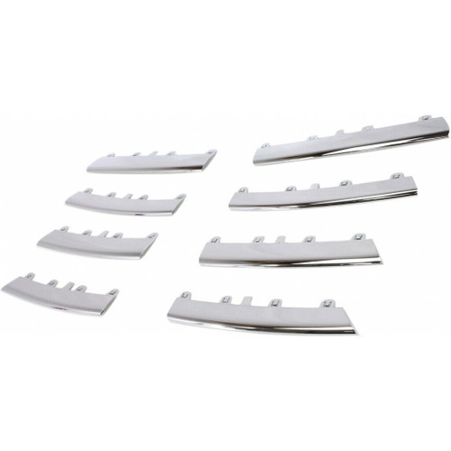 GRILLE MOULDING KIT CHROME (8PC/SET) REPLACEMENT FOR VOLKSWAGEN JETTA (TYPE 5) 2008 PARTSLINK NUMBER  VW1211100