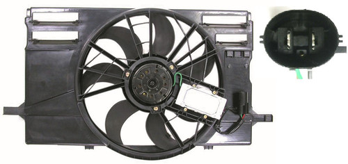 RADIATOR FAN ASSY 2.4L/2.5L L5 REPLACEMENT FOR VOLVO V50 2008 PARTSLINK NUMBER  VO3115111