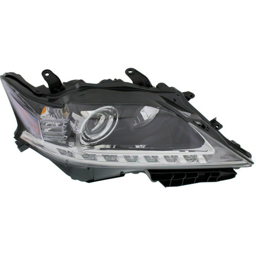 HEAD LAMP RH HALOGEN CAN BUILT BLACK TRIM HQ   REPLACEMENT FOR LEXUS RX450H 2015 PARTSLINK NUMBER  LX2503156