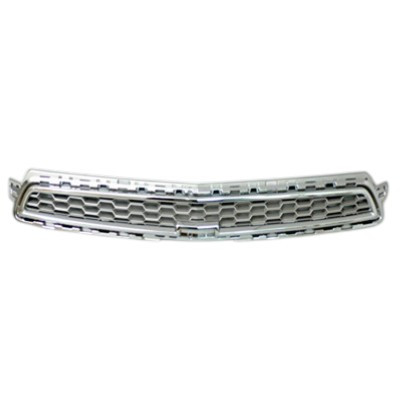GRILLE UPPER LTZ MODEL SILVER-GRAY W/CHROME MOULDING  REPLACEMENT FOR CHEVROLET MALIBU 2013 PARTSLINK NUMBER  GM1200648