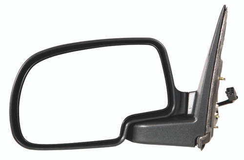 DOOR MIRROR LH POWER CHROME STANDARD STYLE MANUAL FOLDING REPLACEMENT FOR CHEVROLET PICKUP CHEVY SILVERADO-1500,2500-3500 2000 PARTSLINK NUMBER  GM1320174