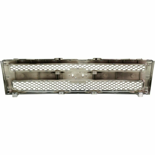 GRILLE CHROME W/CHROME FRAME  REPLACEMENT FOR CHEVROLET PICKUP CHEVY SILVERADO 1500  2013 PARTSLINK NUMBER  GM1200655