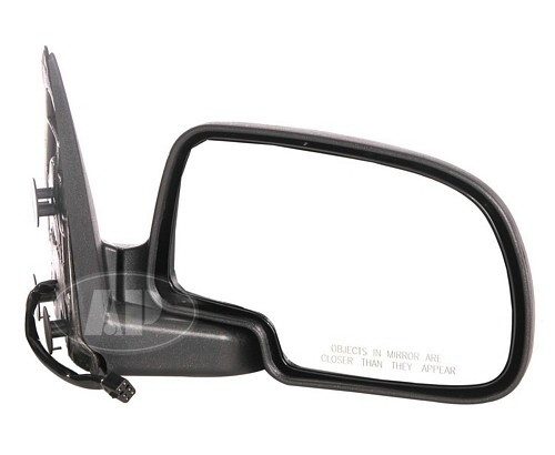 DOOR MIRROR RH POWER HTD W/MANUAL FOLDING W/PUDDLE LAMP TEXTURED REPLACEMENT FOR CHEVROLET SUBURBAN 2000 PARTSLINK NUMBER  GM1321247