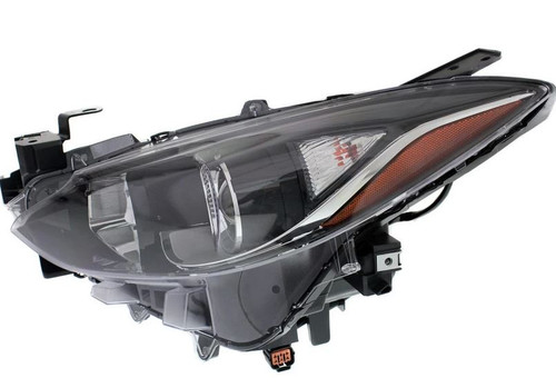 HEAD LAMP LH HALOGEN HQ REPLACEMENT FOR MAZDA MAZDA 3 2015 PARTSLINK NUMBER  MA2502144