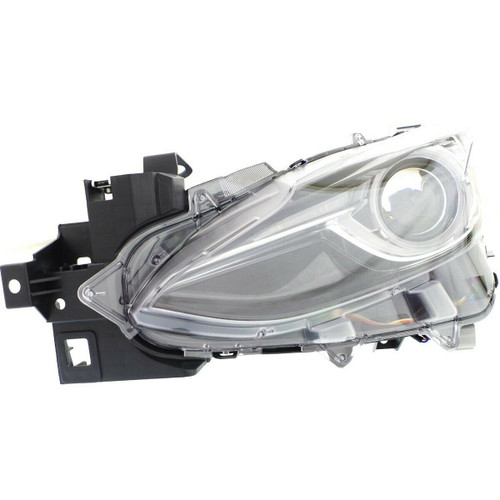 HEAD LAMP LH HID W/O AUTO LEVEL SDN/HB LENS AND HOUSING ONLY HQ  REPLACEMENT FOR MAZDA MAZDA 3 2015 PARTSLINK NUMBER  MA2502145