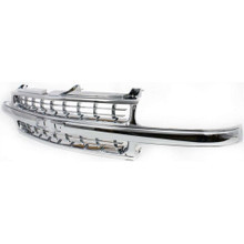 GRILLE CHROME REPLACEMENT FOR CHEVROLET TAHOE 2000 PARTSLINK NUMBER  GM1200442