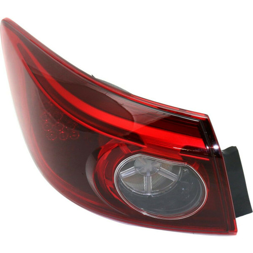TAIL LAMP LH SDN LED JAPAN BUILT CAPA  REPLACEMENT FOR MAZDA MAZDA 3 2015 PARTSLINK NUMBER  MA2804114C