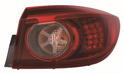 TAIL LAMP RH SDN LED JAPAN BUILT CAPA  REPLACEMENT FOR MAZDA MAZDA 3 2015 PARTSLINK NUMBER  MA2805114C