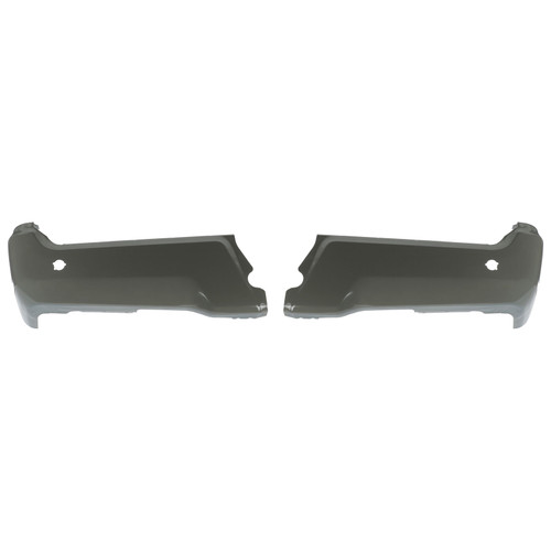 BUMPER FACE BAR RR LH/RH (SET) BLACK STEEL W/ SENSOR HOLES REPLACEMENT FOR FORD PICKUP FORD SUPERDUTY-1997-2020(F250-F350) 2022 PARTSLINK NUMBER FO1102385