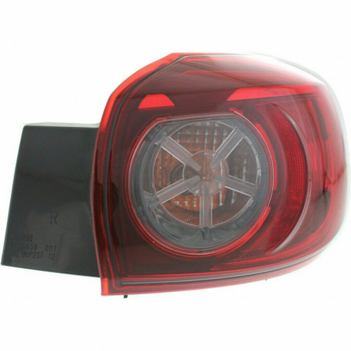 TAIL LAMP RH HB BULB TYPE JAPAN BUILT HQ  REPLACEMENT FOR MAZDA MAZDA 3 SPORT (CANADA) 2015 PARTSLINK NUMBER  MA2805115