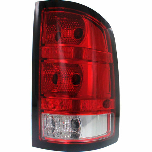 TAIL LAMP RH 1500 SERIES BASE MODEL W/DARK TRIM/LARGE BULB HQ   REPLACEMENT FOR CHEVROLET PICKUP CHEVY SILVERADO HYBRID 2013 PARTSLINK NUMBER  GM2801254