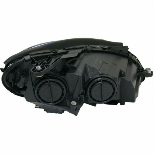 HEAD LAMP LH HALOGEN BLACK HOUSING CPE W/O CORNERING LAMP HQ  REPLACEMENT FOR MERCEDES C350 2015 PARTSLINK NUMBER  MB2502186