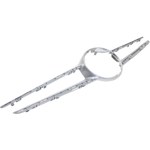 GRILLE MOULDING W/CAMERA HOLE/MOULDING HOLE SILVER GRAY  REPLACEMENT FOR MERCEDES C400 2015 PARTSLINK NUMBER  MB1210116