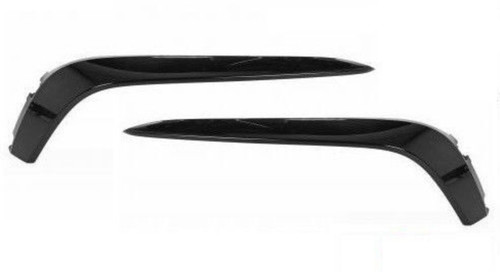 BUMPER MOULDING FR OUTER RH PAINTED BLACK  REPLACEMENT FOR MERCEDES C63 AMG (4-DOOR) 2015 PARTSLINK NUMBER  MB1047125