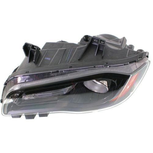 HEAD LAMP LH HALOGEN BLACK BEZEL HQ   REPLACEMENT FOR CHRYSLER 300 2013 PARTSLINK NUMBER  CH2502235