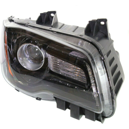 HEAD LAMP RH HALOGEN BLACK BEZEL HQ   REPLACEMENT FOR CHRYSLER 300 2013 PARTSLINK NUMBER  CH2503235