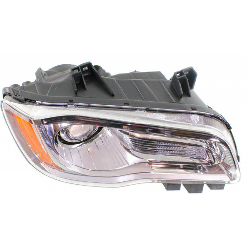 HEAD LAMP RH HALOGEN CHROME BEZEL HQ   REPLACEMENT FOR CHRYSLER 300 2013 PARTSLINK NUMBER  CH2503231