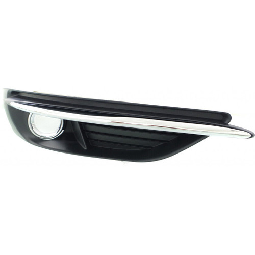 FOG LAMP BEZEL FR RH W/CHROME MOULDING    REPLACEMENT FOR CHRYSLER 200 SEDAN 2013 PARTSLINK NUMBER  CH1039125
