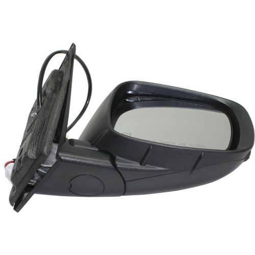 DOOR MIRROR RH POWER HTD TEXTURED WITH WHITE 6 HOLE/5 PIN CONNECTOR   REPLACEMENT FOR DODGE CARAVAN 2013 PARTSLINK NUMBER  CH1321370